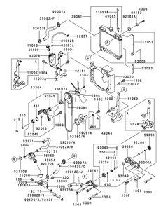 Fd791d-Cs05 Cooling Equipment Diagram and Parts List for M60-KW LC-53AJ8CT6050-29HP-LC-DFI Cub Cadet Lawn Tractor
